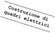 Costruzione Quadri Elettrici